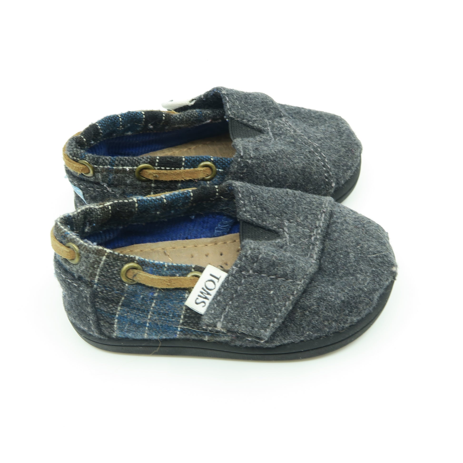 Tom's Boys Gray Shoes Size: 4 Infant Gray