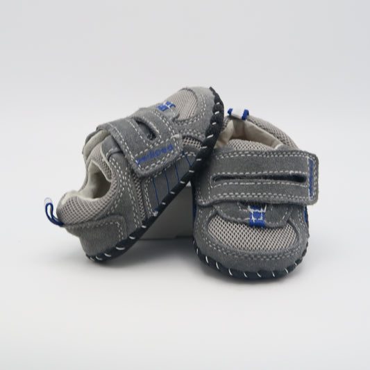 Pediped Boys Gray Shoes Size: 0-6 Months