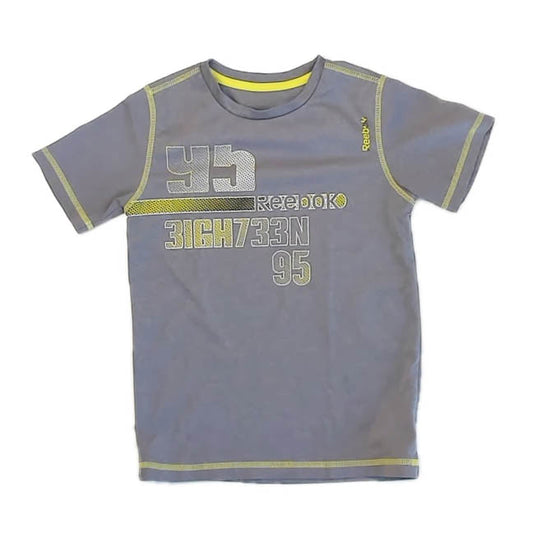 Reebok Boys Gray Athletic Top Size: 4-5T Gray