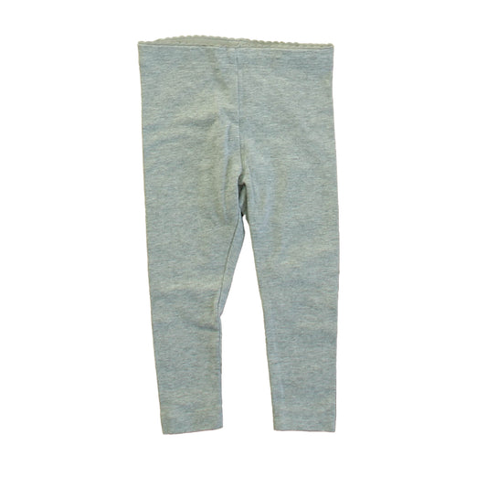 Tea Girls Gray Leggings Size: 9-12 Months