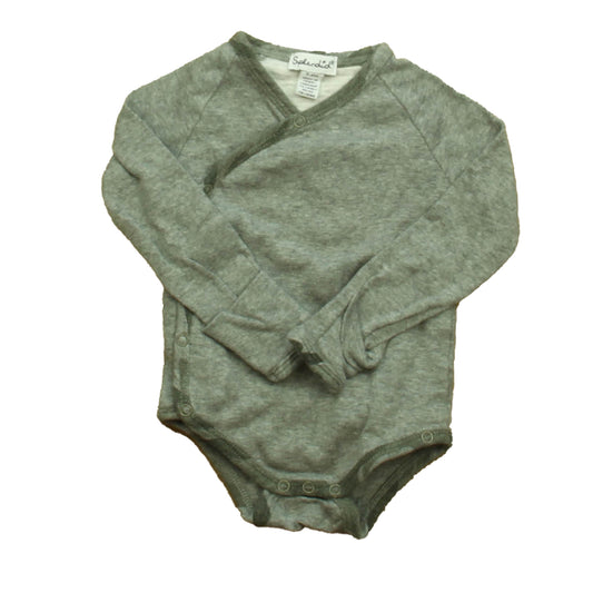Splendid Boys Gray Onesie Size: 3-6 Months Gray