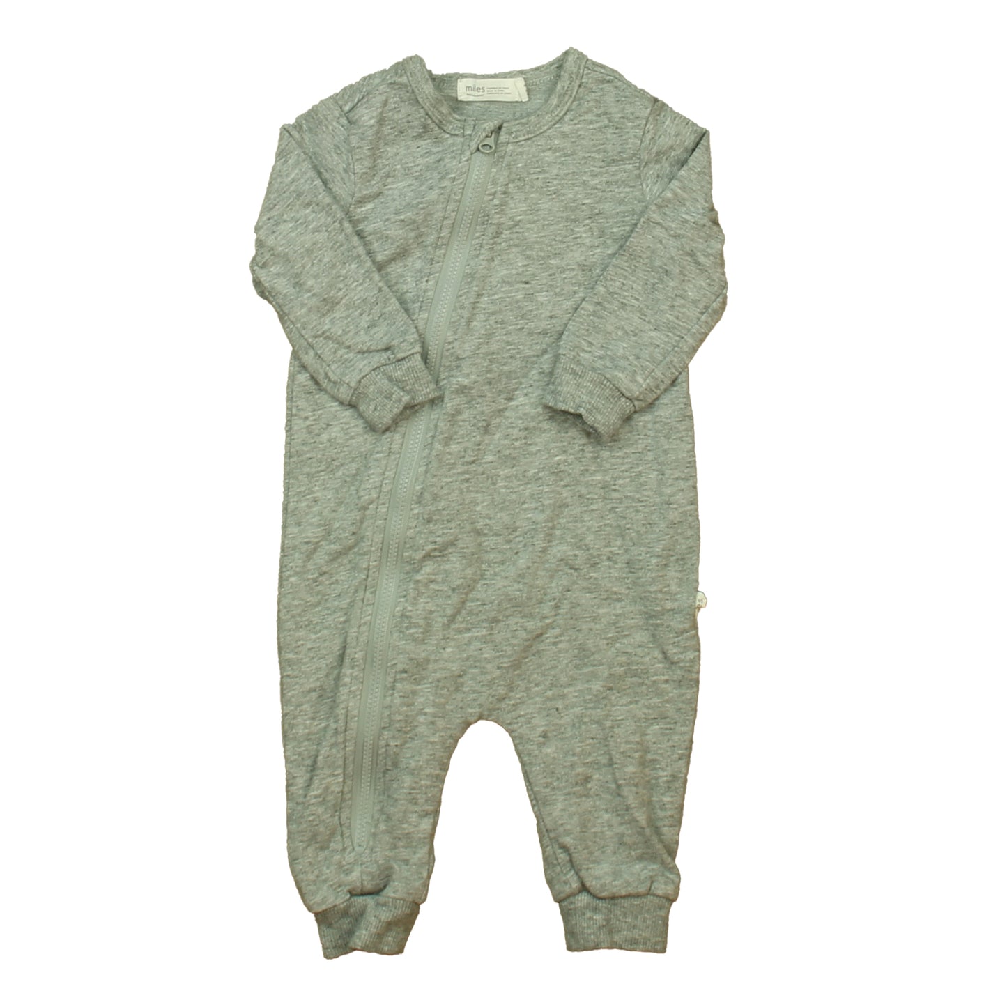 Miles Boys Gray 1-piece footed Pajamas Size: 6 Months Gray