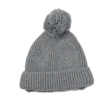 Zara Girls Gray Winter Hat Size: 6-12 Months Gray