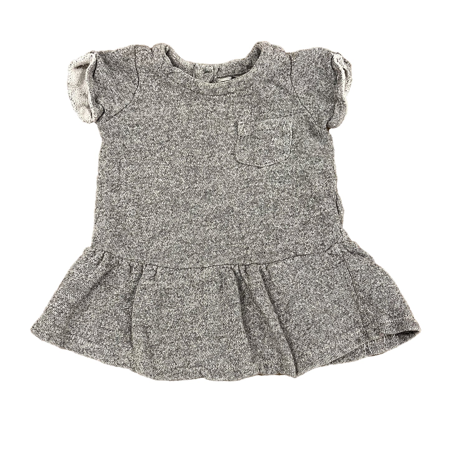 Gap Girls Gray Dress Size: 12-18 Months Gray