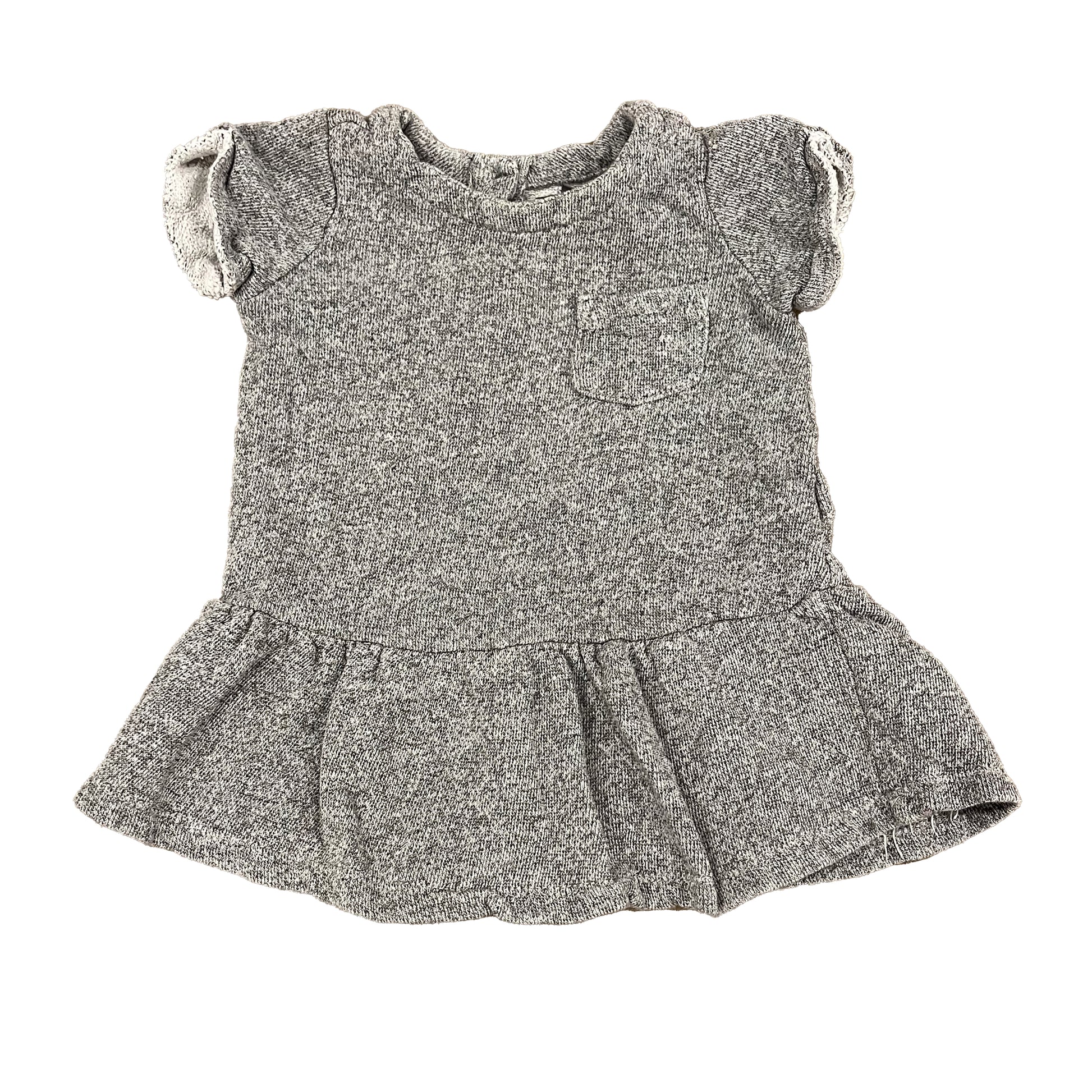 Gap Girls Gray Dress Size: 12-18 Months Gray