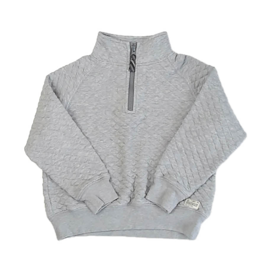 Crewcuts Boys Gray Sweatshirt Size: 6-7 Years Gray