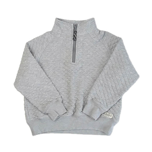 Crewcuts Boys Gray Sweatshirt Size: 6-7 Years Gray