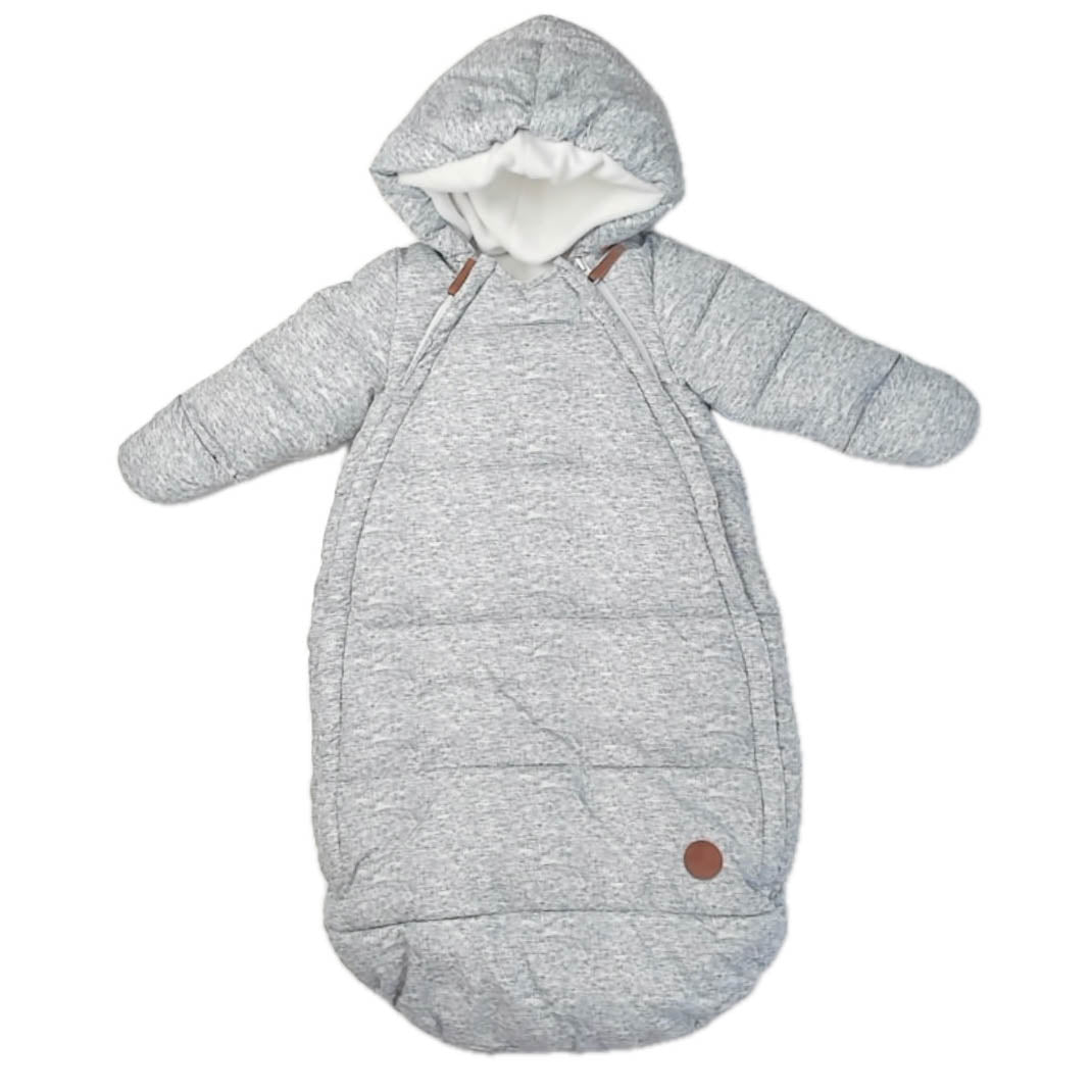 H&M Unisex Gray Snowsuit Size: 2-6 Months Gray
