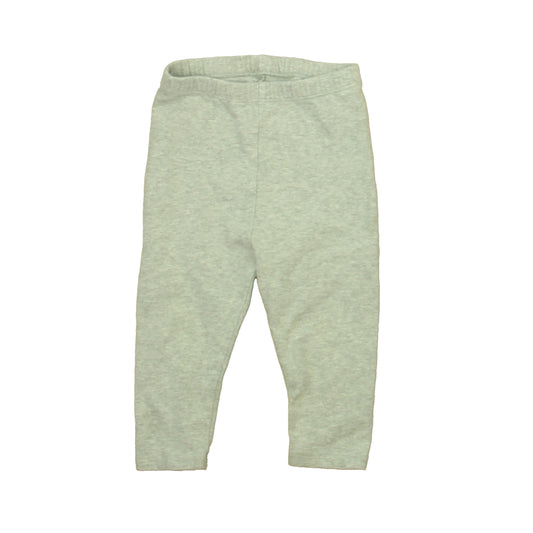 Moon And Back Girls Gray Leggings Size: 6-12 Months Gray