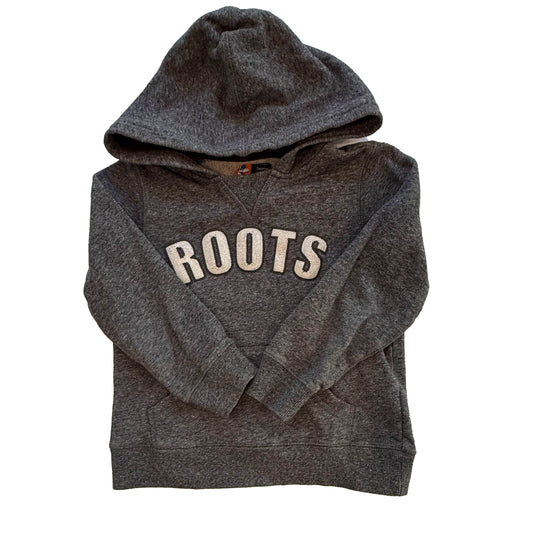 Roots Boys Gray Hoodie Size: 5T Gray