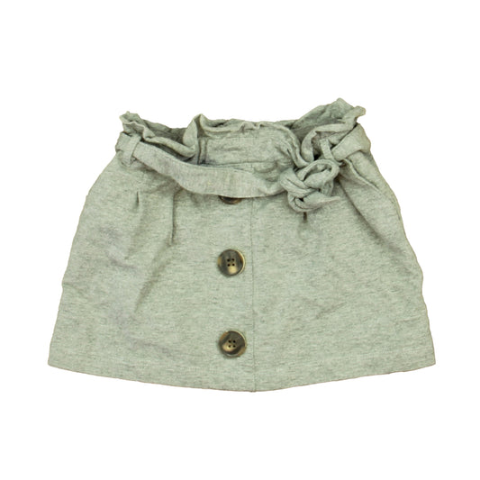 Miki Miette Girls Gray Skirt Size: 2T Gray
