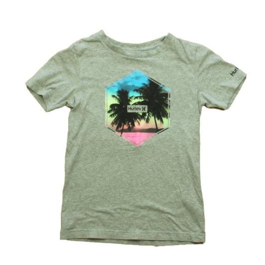 Hurley Boys Gray T-Shirt Size: 8-10 Years