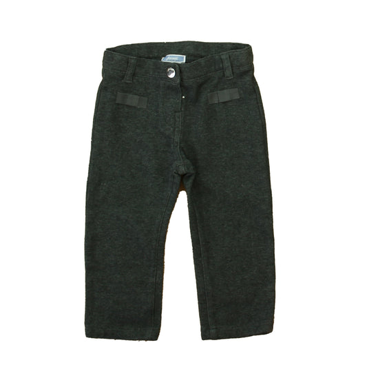 Jacadi Girls Gray Jeggings Size: 18 Months Gray