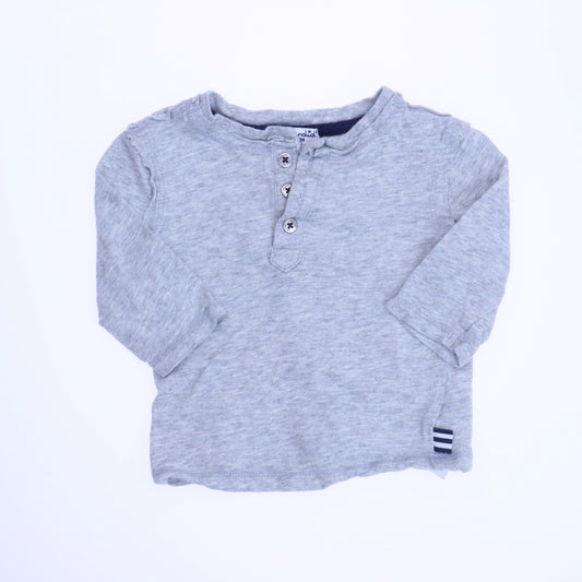 Splendid Boys Gray Henley Size: 3-6 Months Gray
