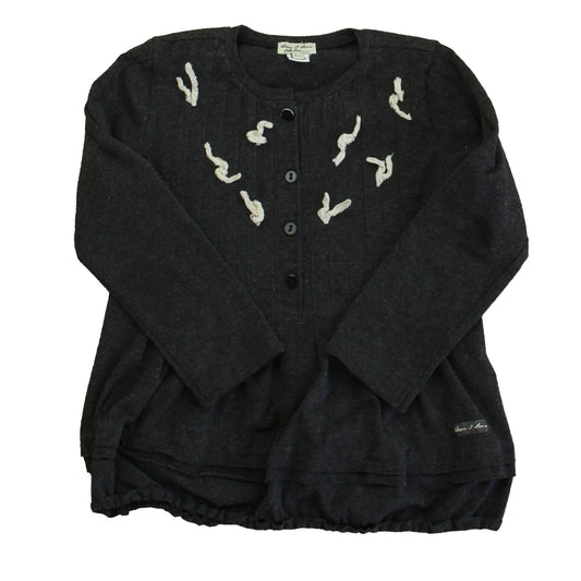 Eliane Et Lena Girls Gray Long Sleeve Shirt Size: 4T Gray