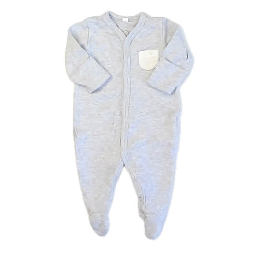 Mori Boys Gray Long Sleeve Outfit Size: Newborn Gray