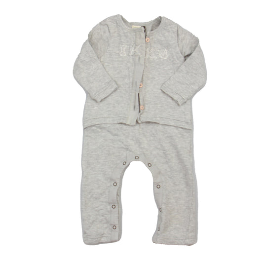 IKKS Boys Gray Long Sleeve Outfit Size: 12 Months Gray