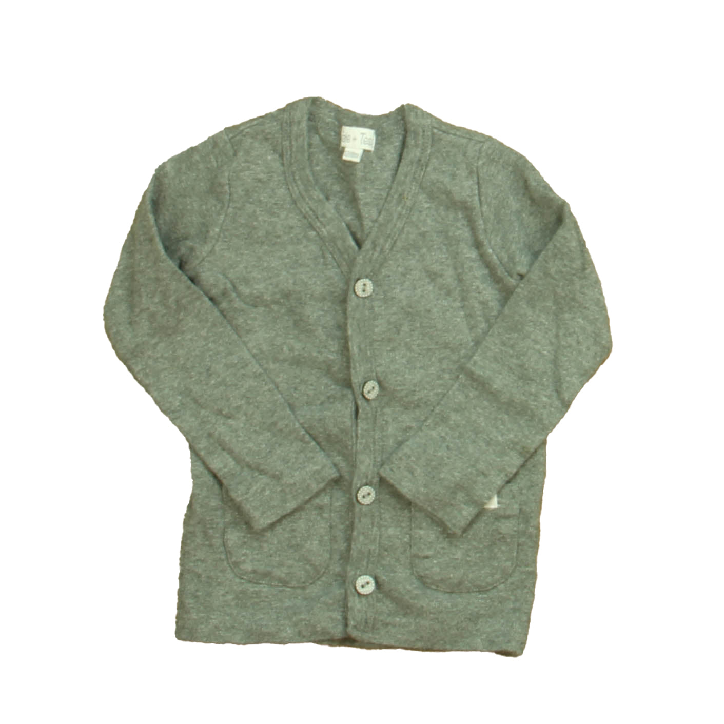 Tate + Tess Girls Gray Cardigan Size: 12-18 Months Gray