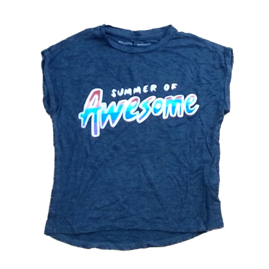 Rockets Of Awesome Girls Gray T-Shirt Size: 5 T Gray