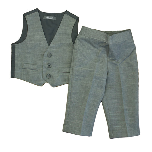 Van Heusen Boys Gray Special Occasion Outfit Size: 6-8 Months