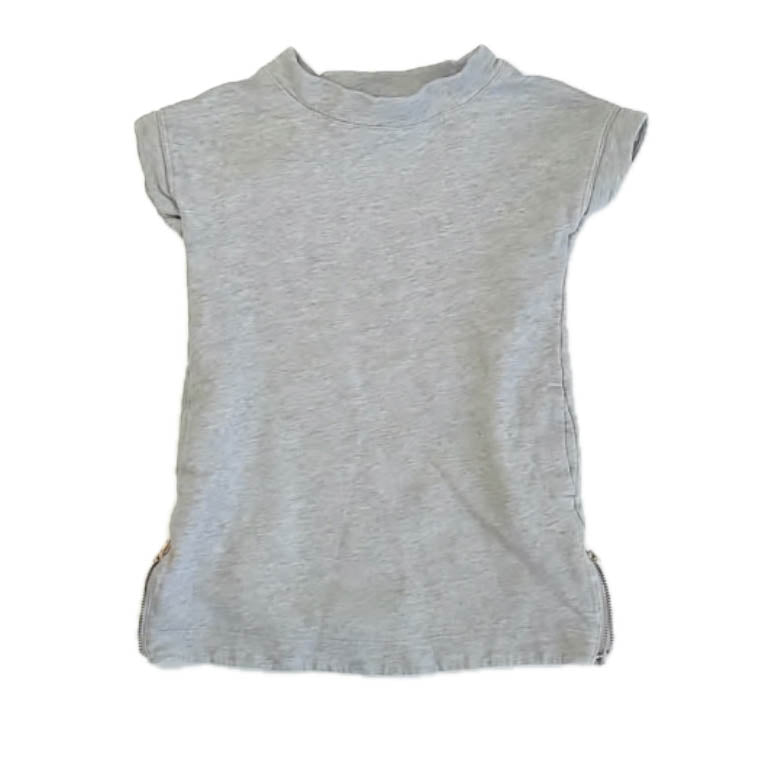 Crewcuts Girls Gray Dress Size: 4T Gray