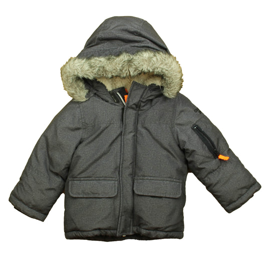 The Children's Place Boys Gray Jacket Size: 2T Gray