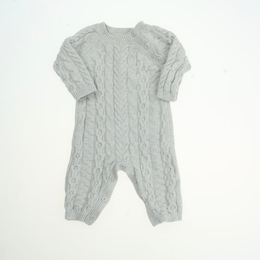 Hope & Henry Unisex Gray Long Sleeve Outfit Size: 0-3 Months Gray