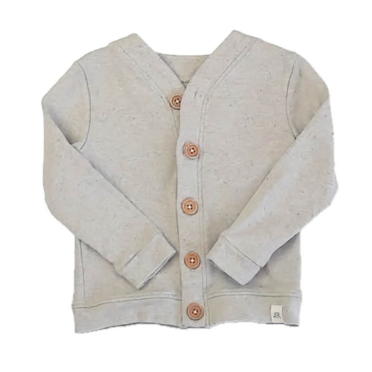 Lulu + Roo Girls Gray Cardigan Size: 2T Gray