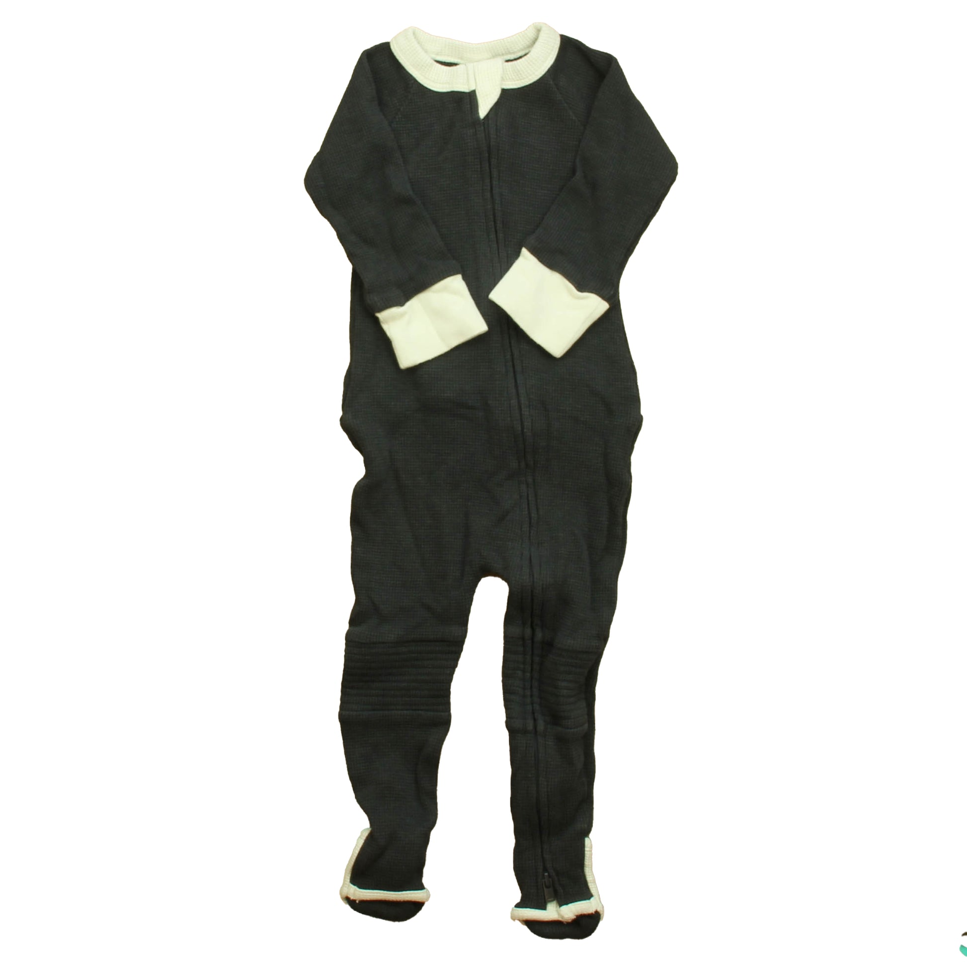 Goumi Boys Gray 1-piece footed Pajamas Size: 12-18 Months Gray
