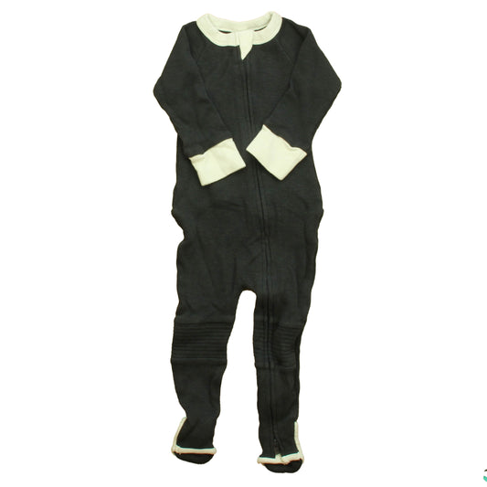 Goumi Boys Gray 1-piece footed Pajamas Size: 12-18 Months Gray