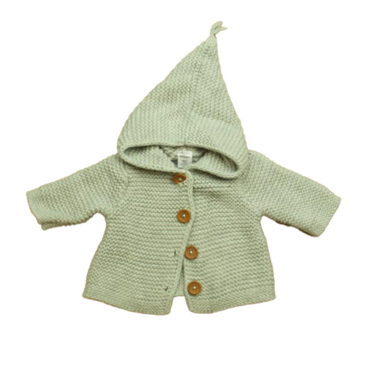 Nordstrom Girls Gray Cardigan Size: Newborn Gray