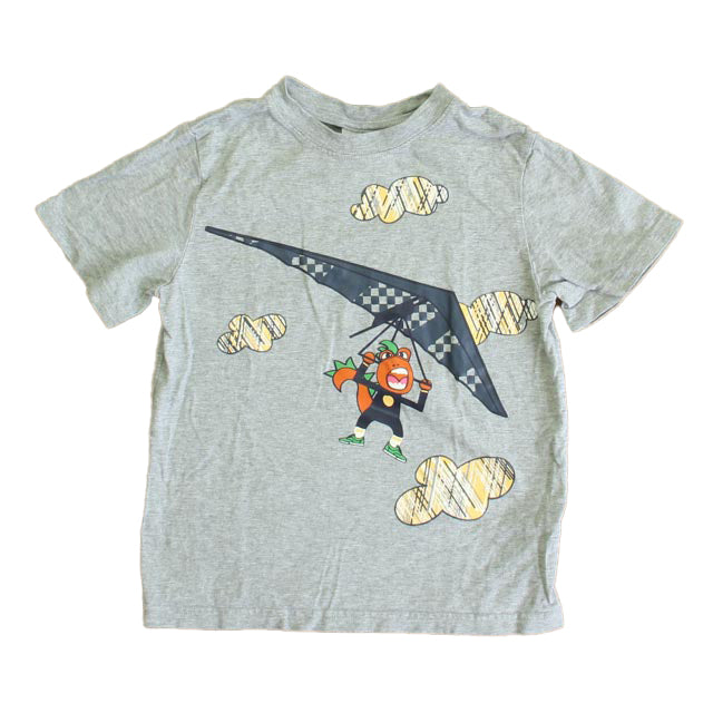 Hanna Andersson Boys Gray T-Shirt Size: 6 Years