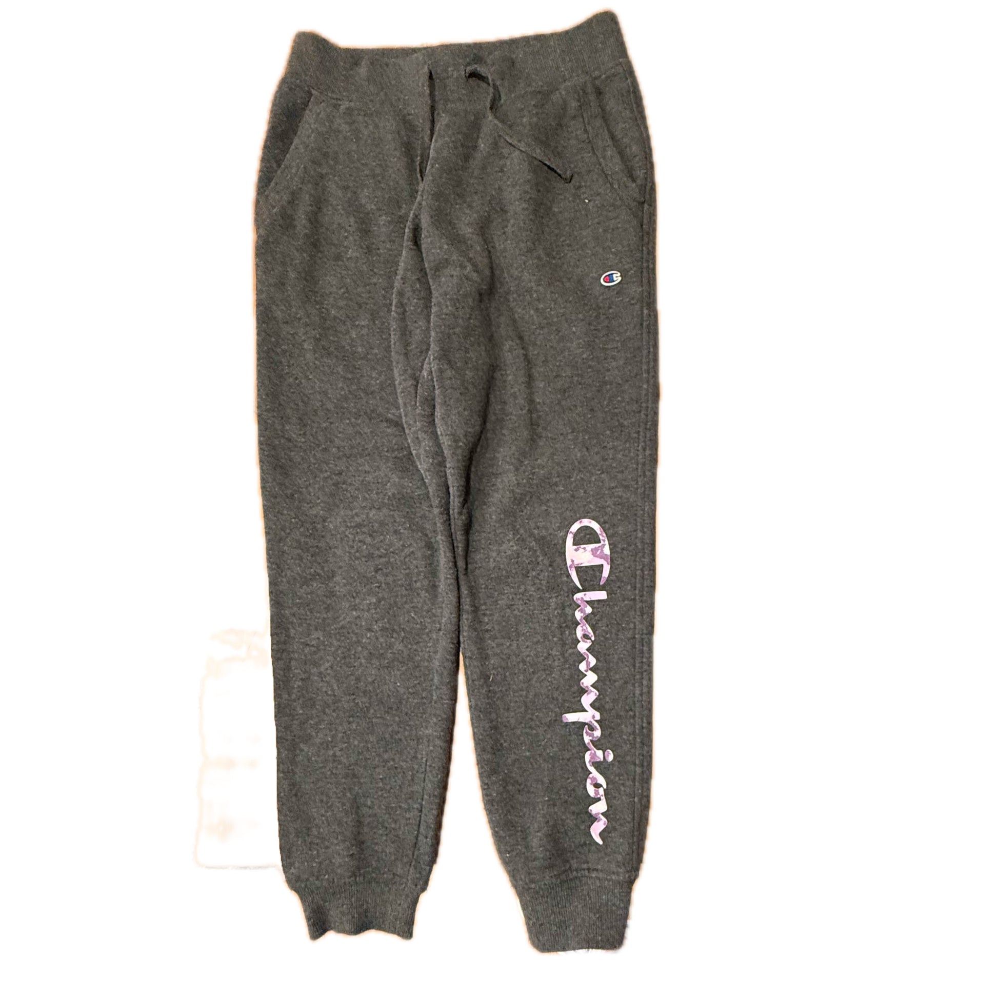Champion Girls Gray Casual Pants Size: 8-10 Years Gray