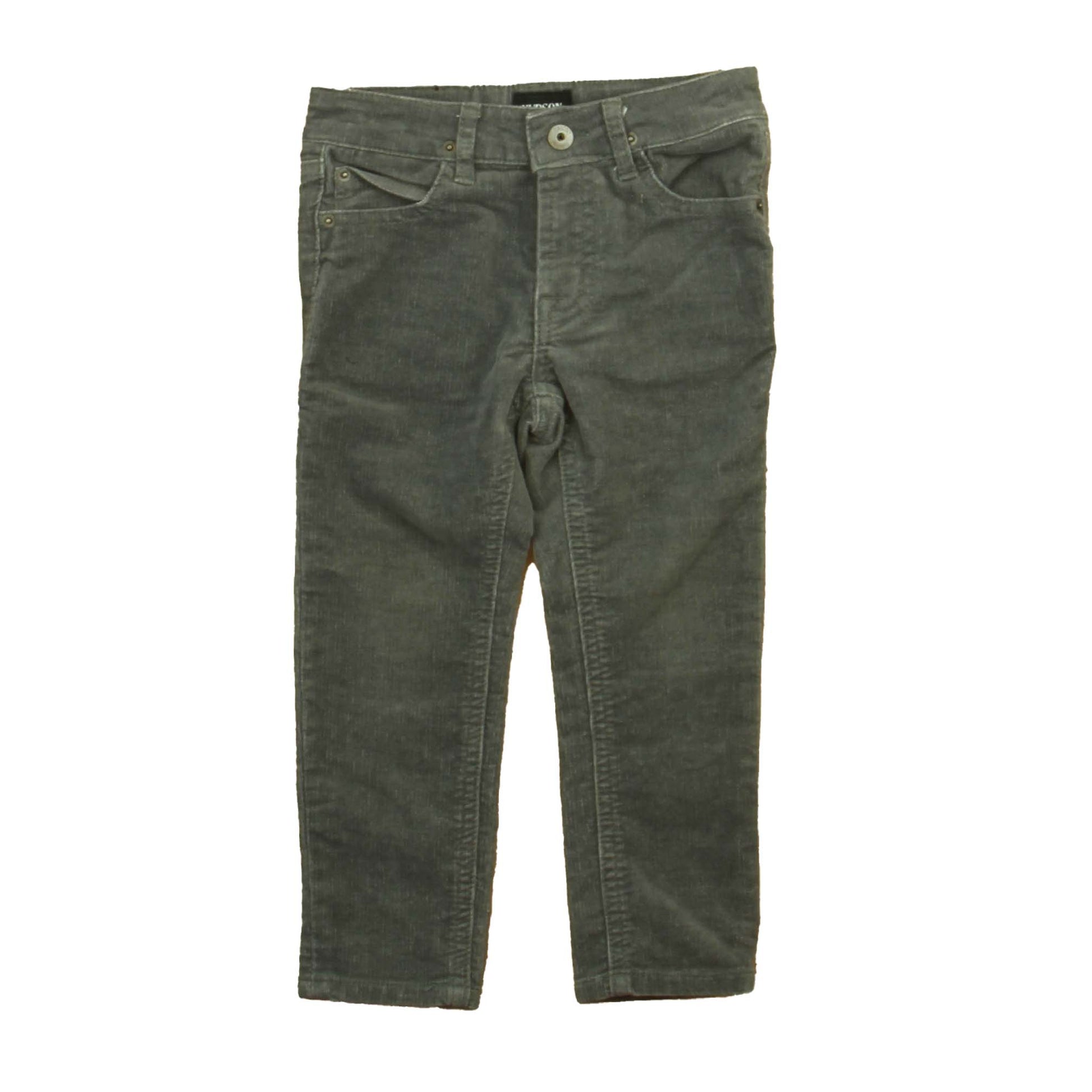 Hudson Girls Gray Corduroy Pants Size: 3T Gray
