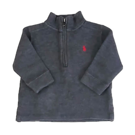 Ralph Lauren Boys Gray Long Sleeve Shirt Size: 12 Months Gray