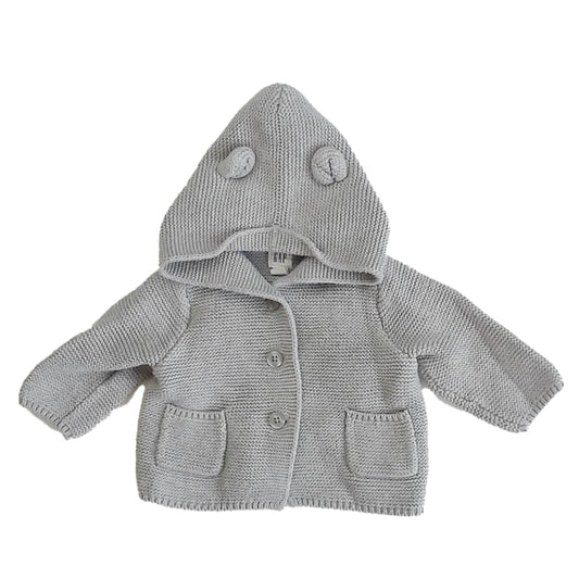 Gap Boys Gray Cardigan Size: 3-6 Months Gray