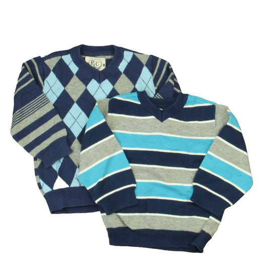 The Children's Place Boys Gray Sweater Size: 12 Months Gray