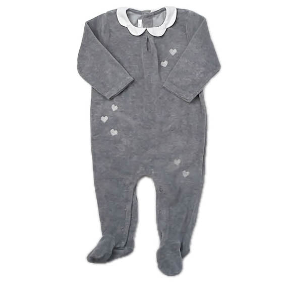 Jacadi Girls Gray Long Sleeve Outfit Size: 4-5 Months Gray