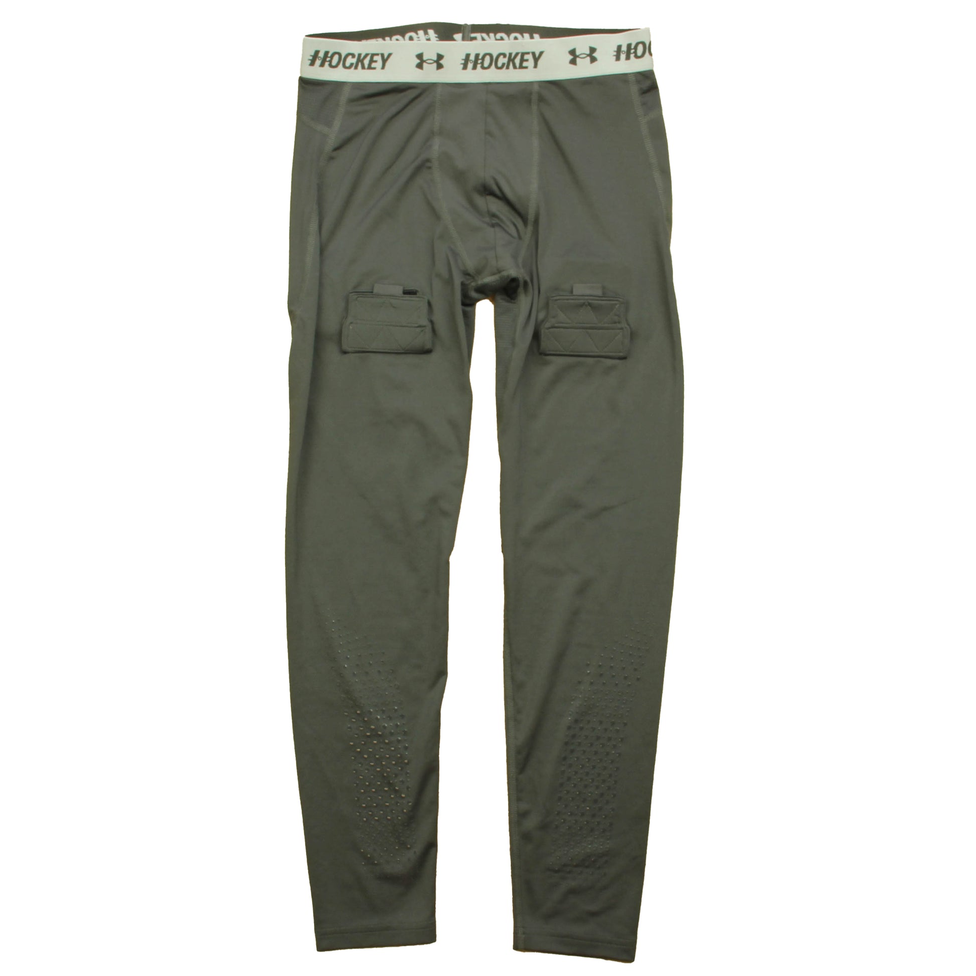 Under Armour Boys Gray Athletic Pants Size: 14-16 Years Gray