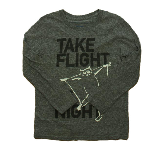 Rocket Of Awesome Boys Gray Long Sleeve T-Shirt Size: 6-7 Years