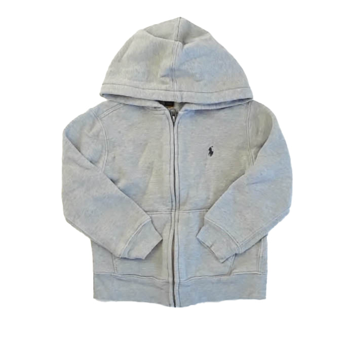 Ralph Lauren Boys Gray Hoodie Size: 5T Gray