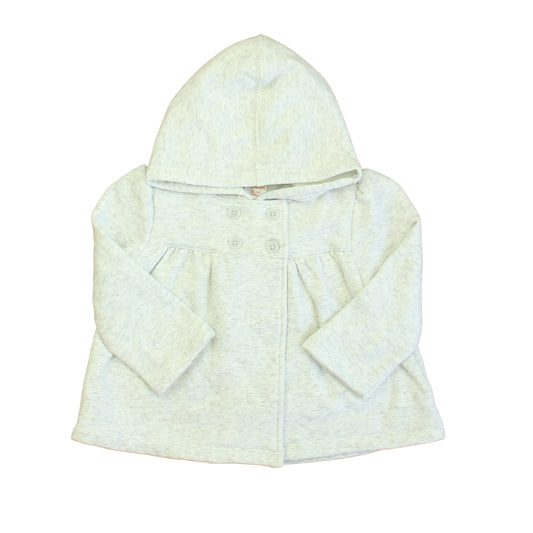 Gymboree Girls Gray Hoodie Size: 18-24 Months Gray