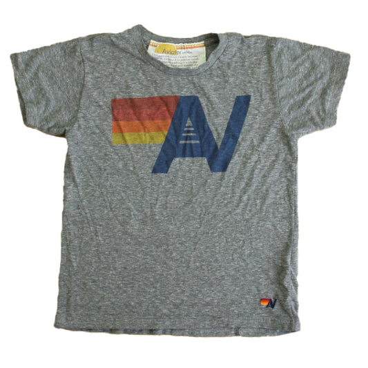 Aviator Nation Unisex Gray T-Shirt Size: 10 Years