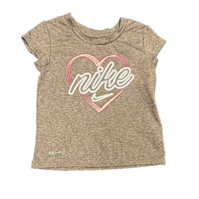 Nike Girls Gray T-Shirt Size: 2T Gray