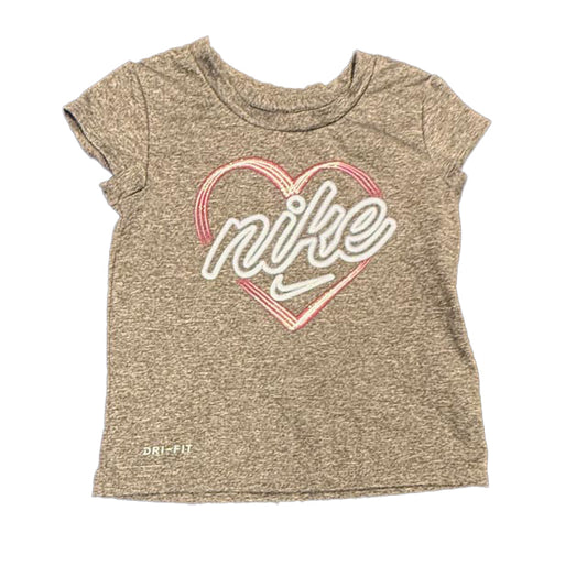 Nike Girls Gray T-Shirt Size: 2T Gray