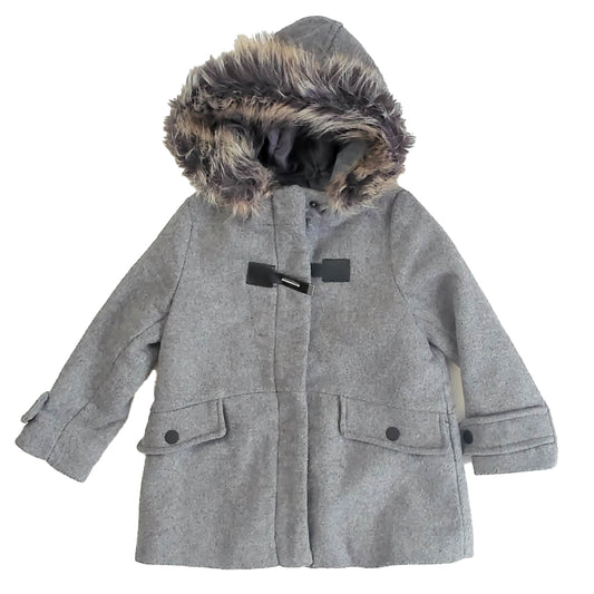 Zara Girls Gray Snow & Ski Coat Size: 5 Toddler Gray