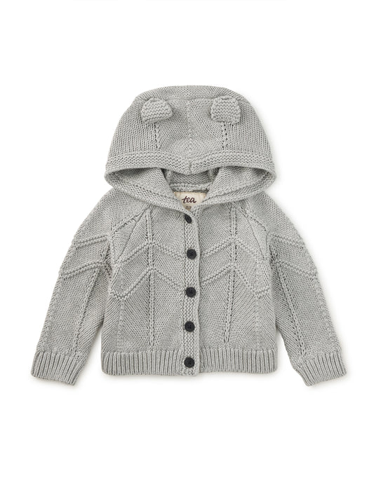 Tea Collection Boys Gray Hoodie Size: 6-9 Months Gray