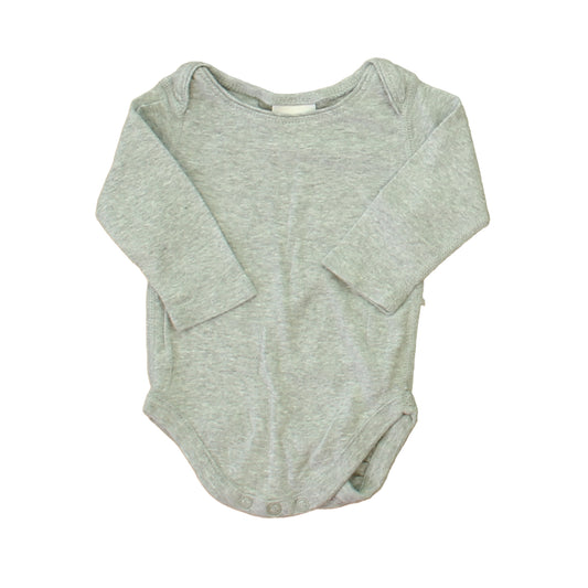 Hanna Anderssson Unisex Gray Onesie Size: 0-3 Months Gray