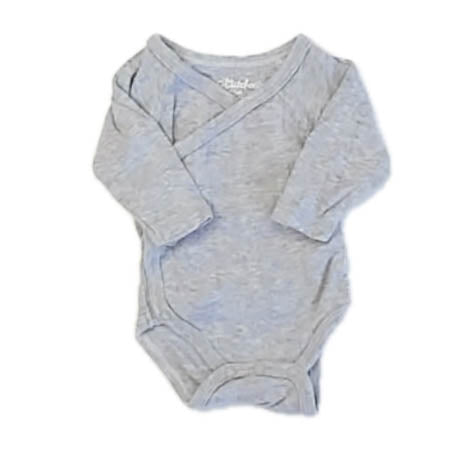 Kitchour Unisex Gray Onesie Size: 0 Month Gray