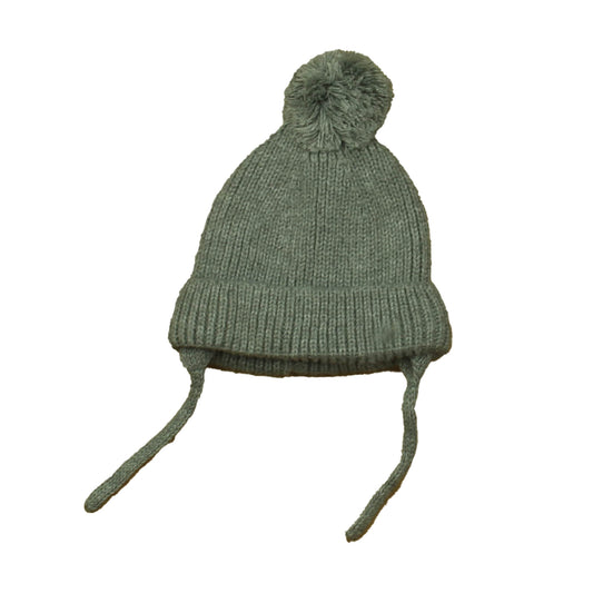 Zara Unisex Gray Winter Hat Size: 12-24 Months